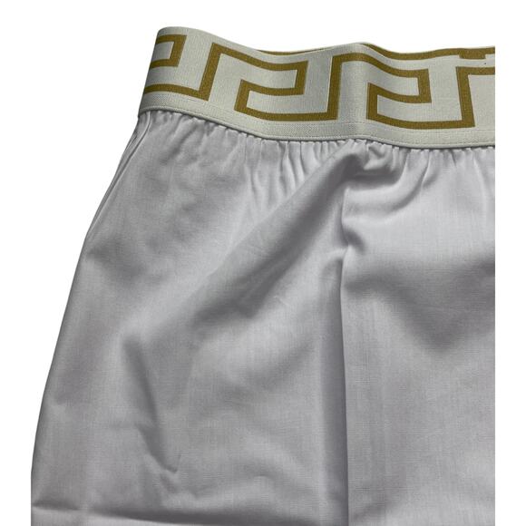 10-16 VERSACE Men's Underwear Boxers White/Gold Size 7/ XL - Picture 3 of 11